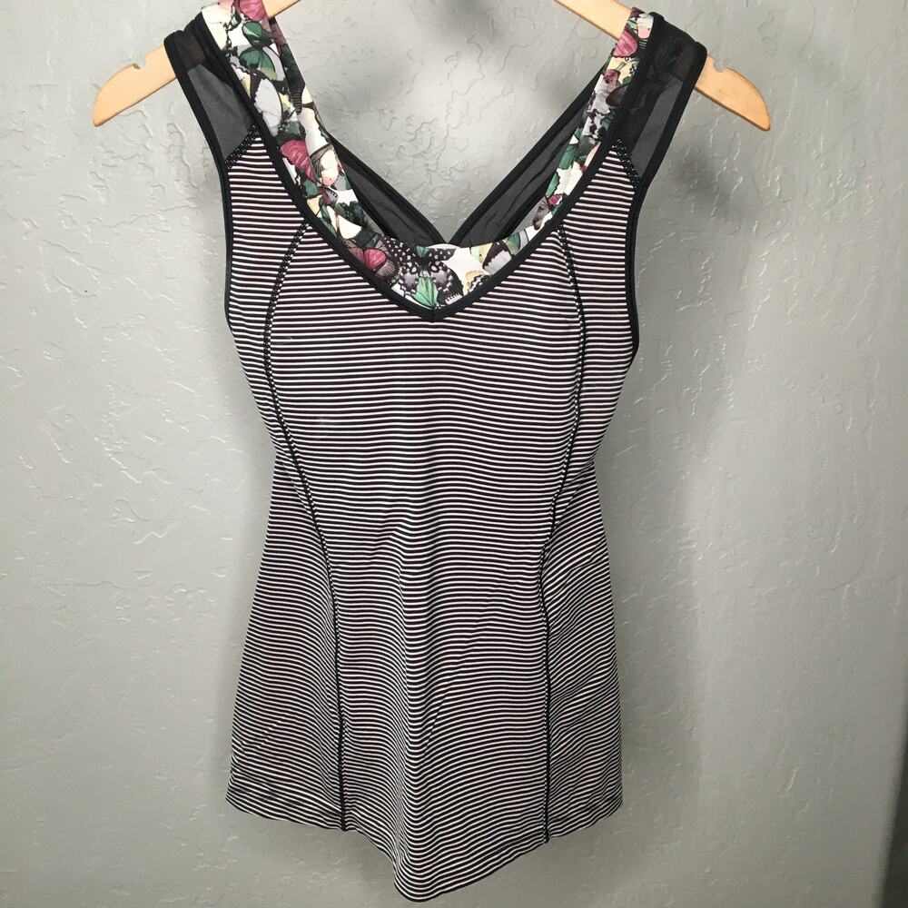 Lululemon Tank Super Sport So Fly Butterfly